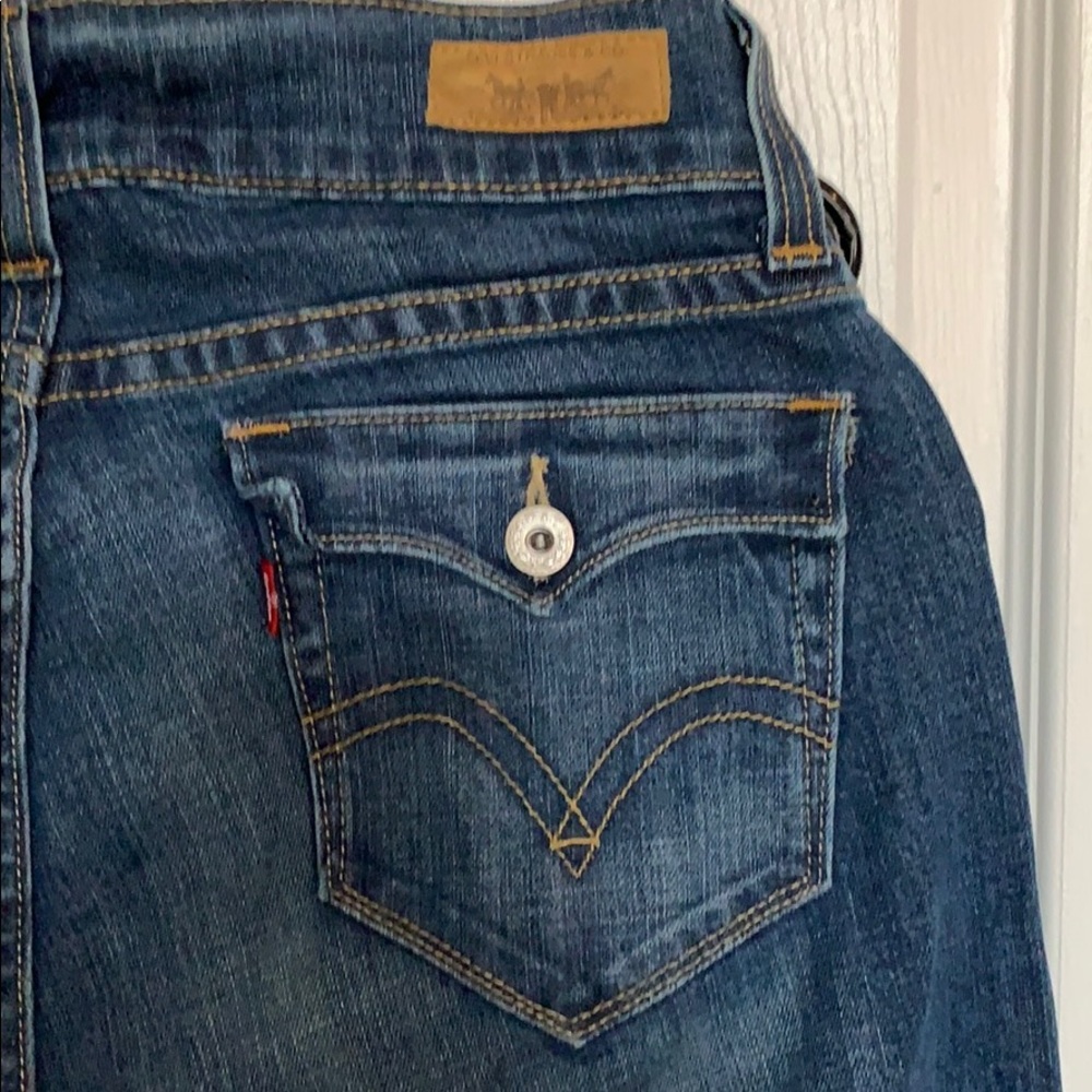 Levi 542 Titled Flare Jean View 5